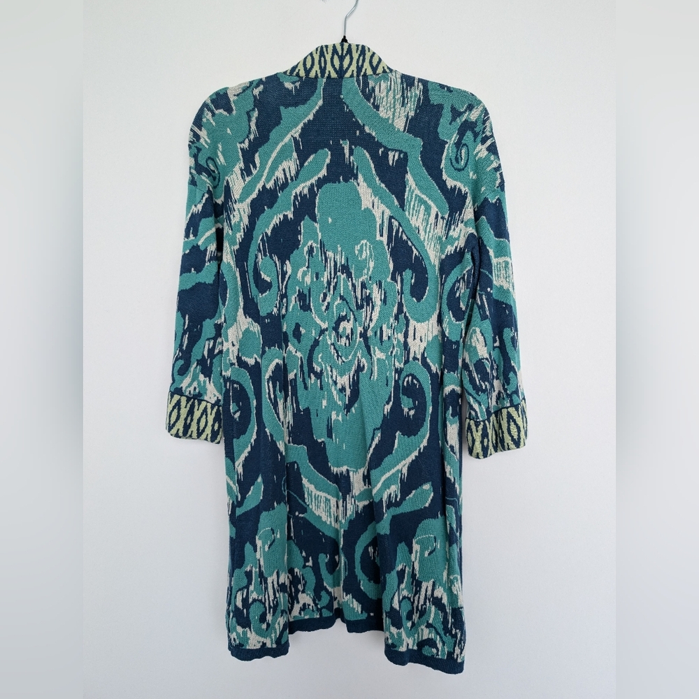 Soft Surroundings Colorful Patterned Longline Car… - image 2